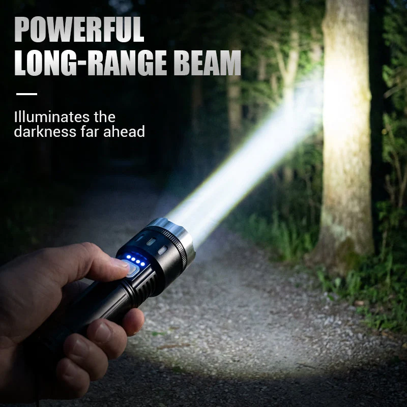 📢📢2 acheter 1 gratuit⏰Lampe de poche LED zoom multifonctionnelle avec affichage de la puissance - Image 2