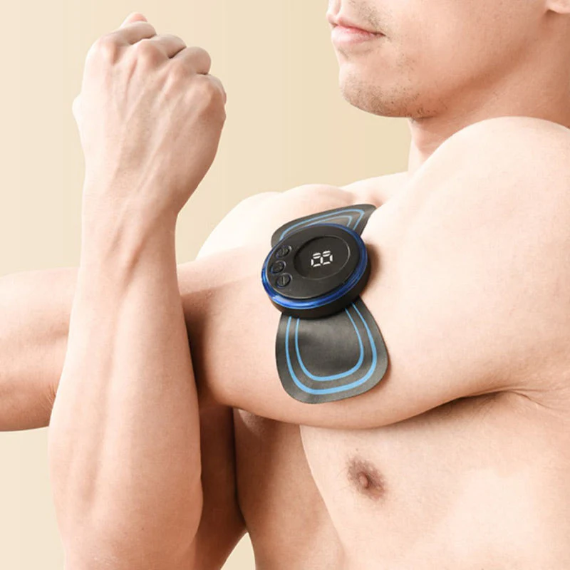 📢📢50 % de réduction !!!✨Masseur portable 8 modes + écran LCD : soulagement musculaire discret, rechargeable & sans fil ! 💆‍♀️⚡ - Image 11