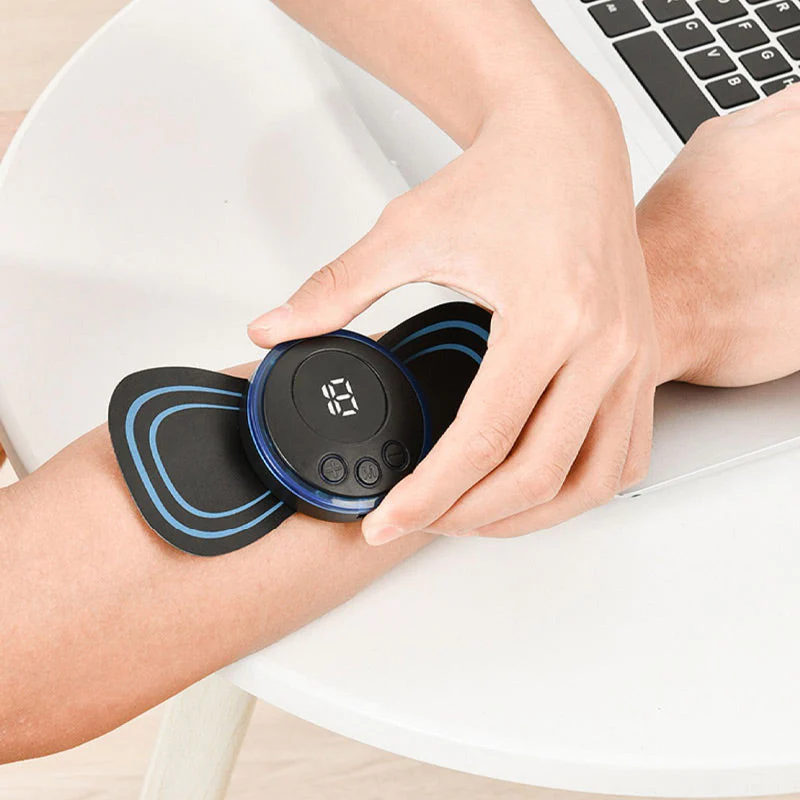 📢📢50 % de réduction !!!✨Masseur portable 8 modes + écran LCD : soulagement musculaire discret, rechargeable & sans fil ! 💆‍♀️⚡ - Image 14