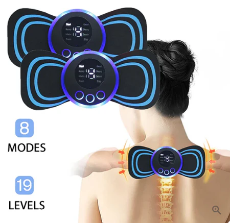 📢📢50 % de réduction !!!✨Masseur portable 8 modes + écran LCD : soulagement musculaire discret, rechargeable & sans fil ! 💆‍♀️⚡ - Image 2