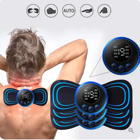 📢📢50 % de réduction !!!✨Masseur portable 8 modes + écran LCD : soulagement musculaire discret, rechargeable & sans fil ! 💆‍♀️⚡ - Image 3