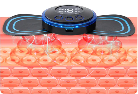 📢📢50 % de réduction !!!✨Masseur portable 8 modes + écran LCD : soulagement musculaire discret, rechargeable & sans fil ! 💆‍♀️⚡ - Image 7