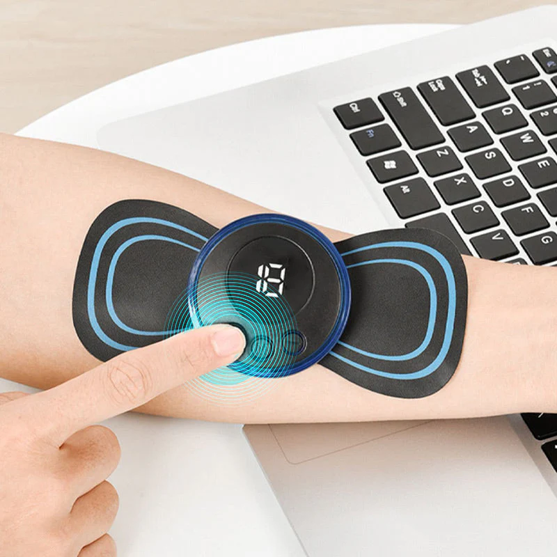 📢📢50 % de réduction !!!✨Masseur portable 8 modes + écran LCD : soulagement musculaire discret, rechargeable & sans fil ! 💆‍♀️⚡ - Image 9