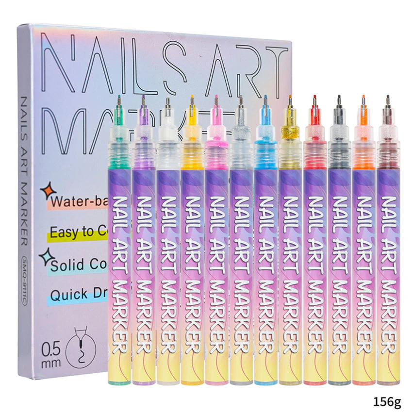 ⏳Spécial à durée limitée⏰Coffret de 12 Stylos pour Nail Art💅 - Image 7