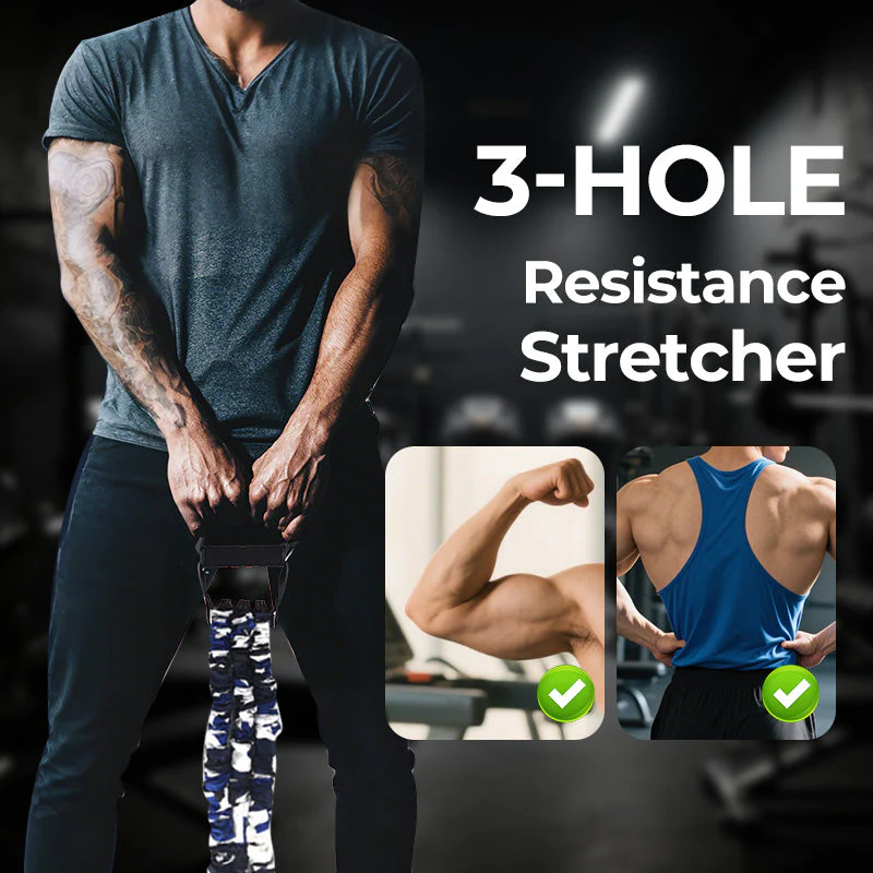 📢📢Grande vente✨Stretcher de résistance à 3 trous en latex naturel