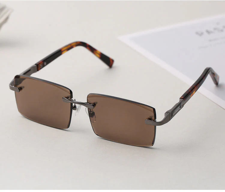 📢📢60 % de réduction !!!✨ Lunettes de soleil en cristal naturel - Protection UV400 & Légères, Idéales pour la conduite et les sorties ✨ - Image 9