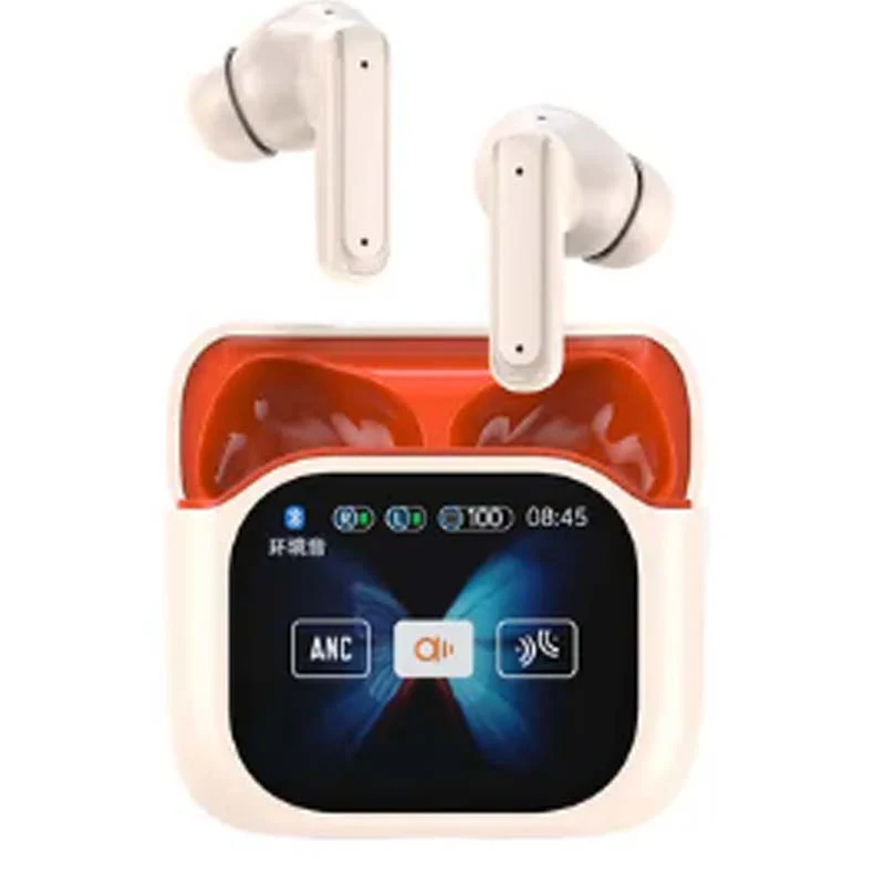 Écouteurs compacts à commande tactile et son clair 📍LED Full-Color Display📍 Active Noise Cancellation (ANC)📍 Touch Controls📍 Bluetooth 5.4 - Image 10
