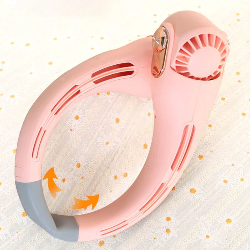 🍃🍃62% de réduction pour une durée limitée🌪️ à faible bruit pour l'été Ventilateur de cou portable - Image 3
