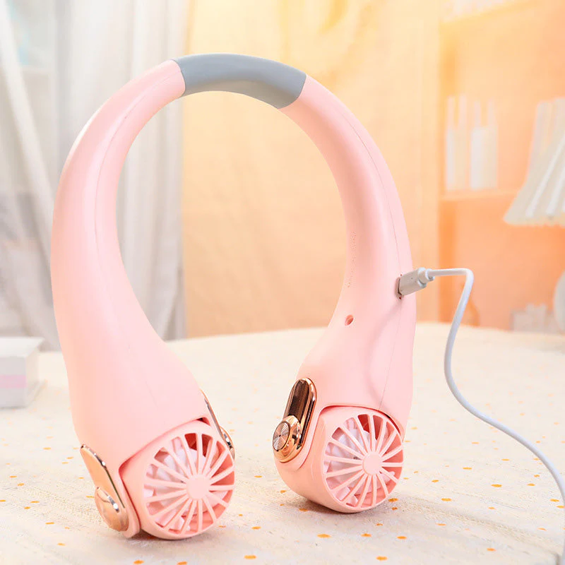 🍃🍃62% de réduction pour une durée limitée🌪️ à faible bruit pour l'été Ventilateur de cou portable - Image 4