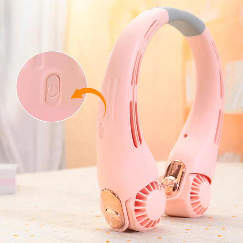 🍃🍃62% de réduction pour une durée limitée🌪️ à faible bruit pour l'été Ventilateur de cou portable - Image 6