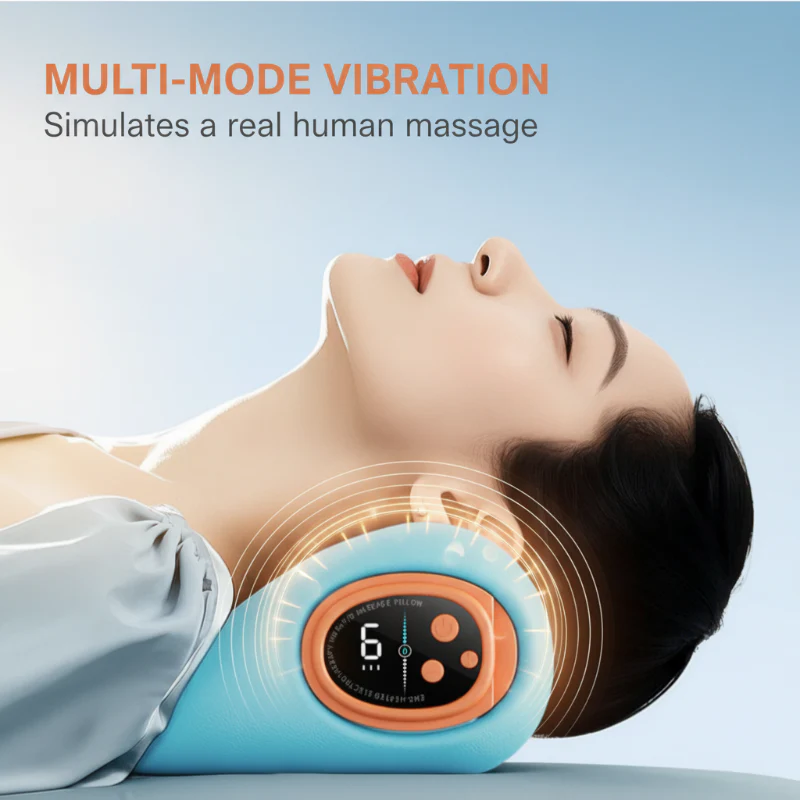 📢📢650% de réduction !! ⏰Oreiller masseur cervical avec chaleur - Image 4