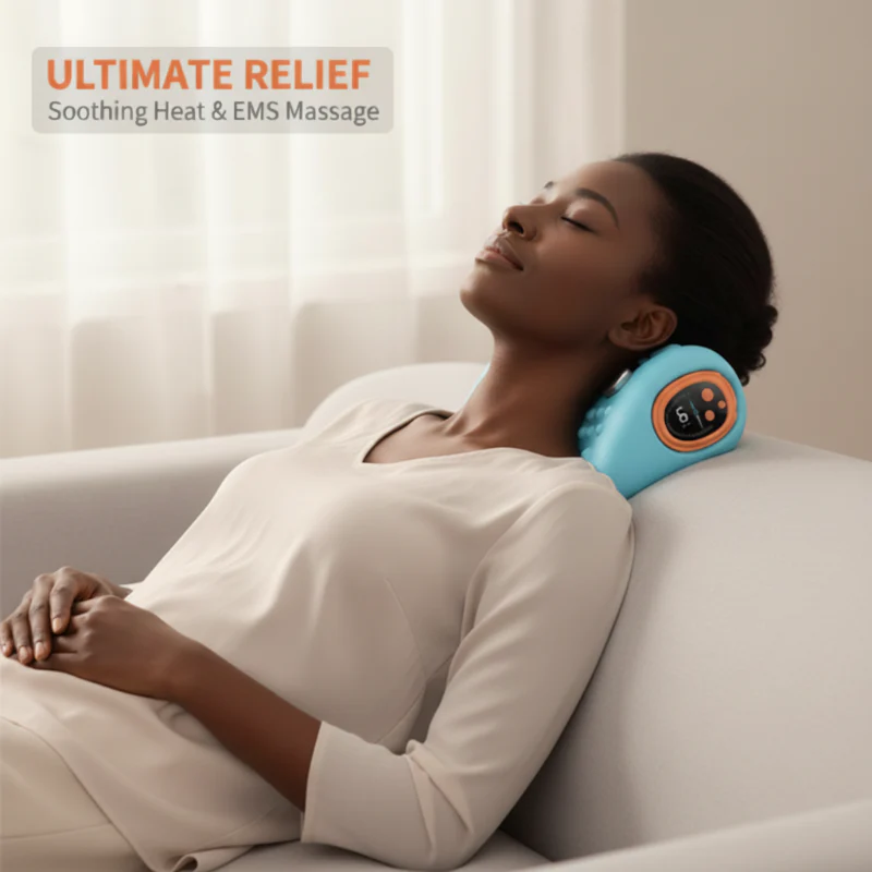 📢📢650% de réduction !! ⏰Oreiller masseur cervical avec chaleur - Image 9