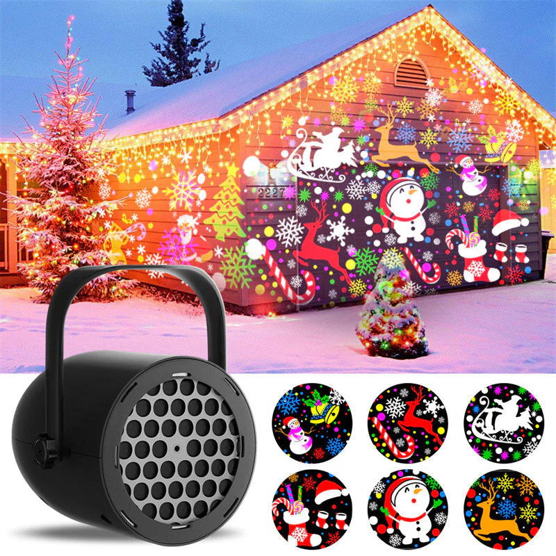 📢📢50 % de réduction !!! 🎅Projecteur de Noël USB à 16 Motifs Magiques ! ✨❄️ - Image 10