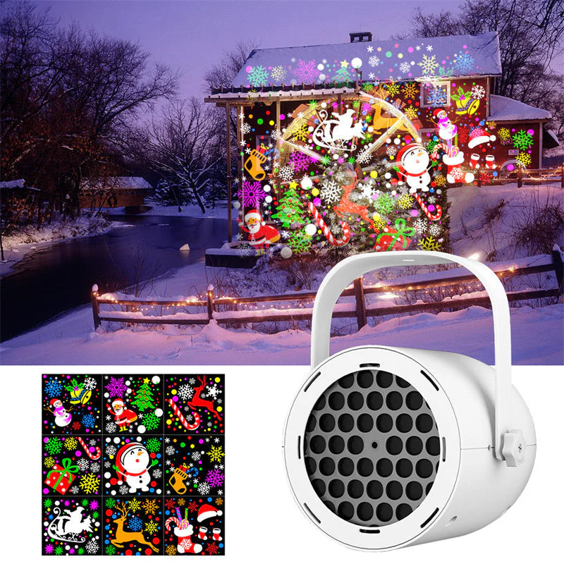 📢📢50 % de réduction !!! 🎅Projecteur de Noël USB à 16 Motifs Magiques ! ✨❄️ - Image 6