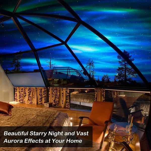 đ 60% DE RĂDUCTION! âš Projecteur d'Aurores BorĂ©ales â Profitez du Ciel ĂtoilĂ© Ă la Maison âš - Image 6