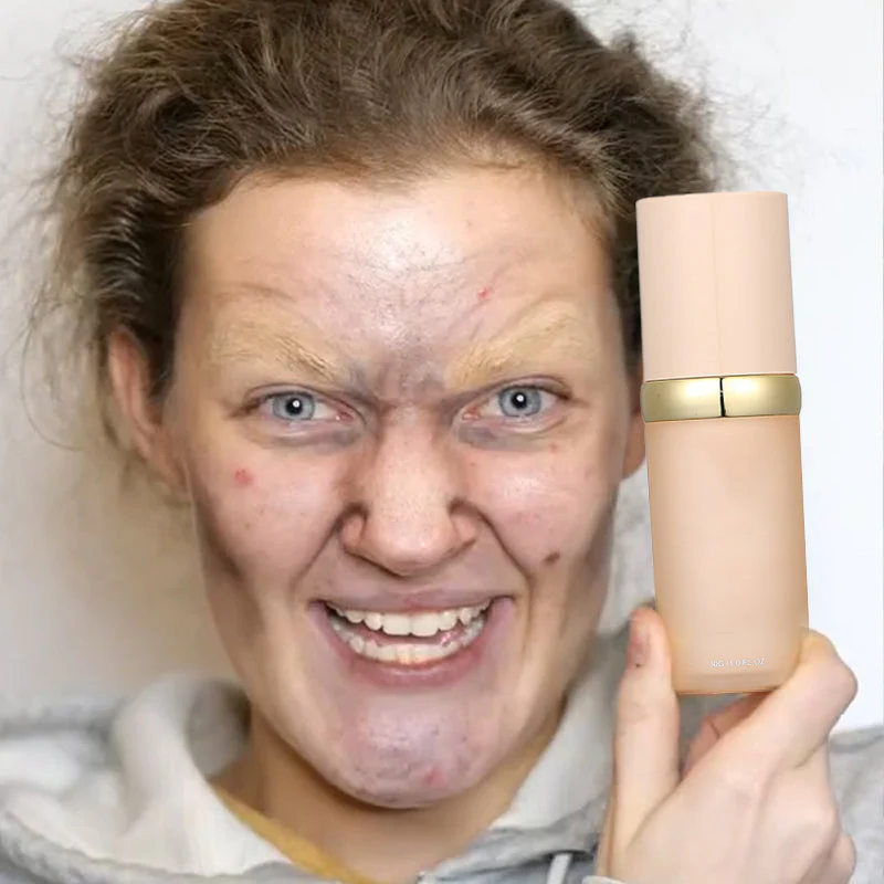 🌸Le premier choix de millions de femmes🌸Fond de teint liquide hydratant anti-cernes 4 en 1, protection solaire - Image 6