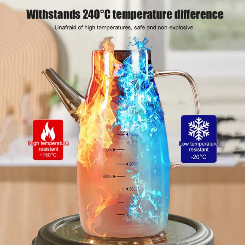 🔥Bouteille Distributeur d'Huile avec Bec Verseur Anti-Gouttes - Image 4