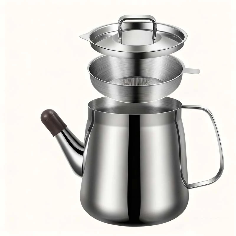 đąđą60 % DE RĂDUCTION !! â°Pot de Filtre Ă Huile en Acier Inoxydable Durable - Image 8