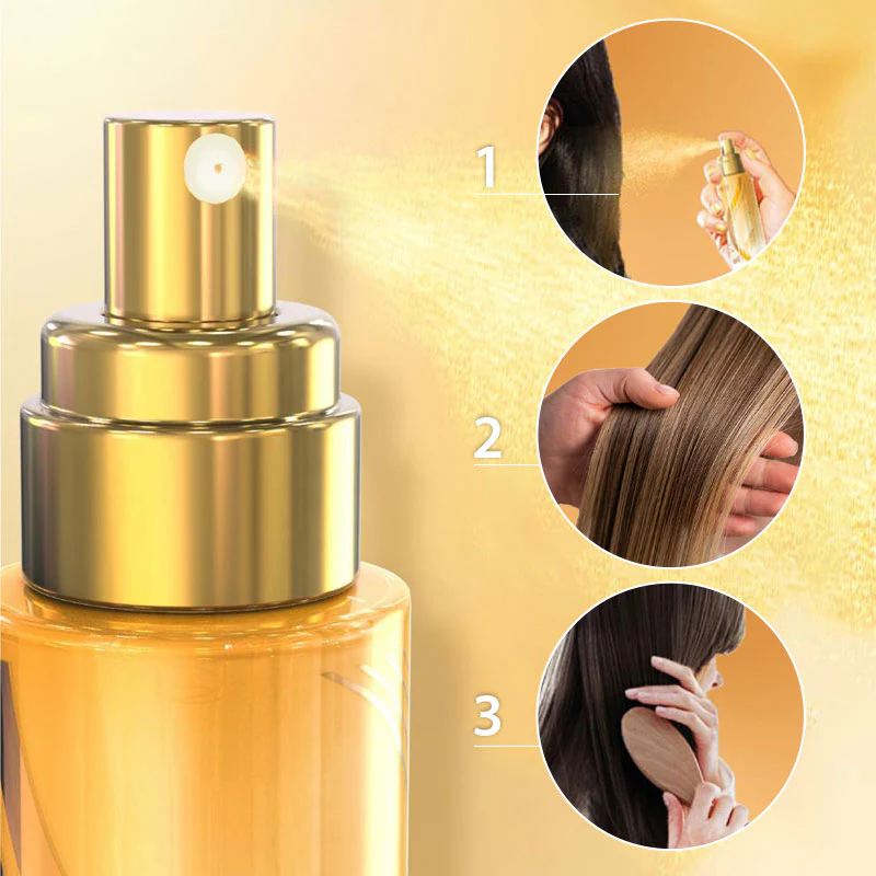 đ„50 % DE RĂDUCTIONđ„Spray d'huile essentielle longue durĂ©e et lĂ©gĂšre pour cheveux souples - Image 5