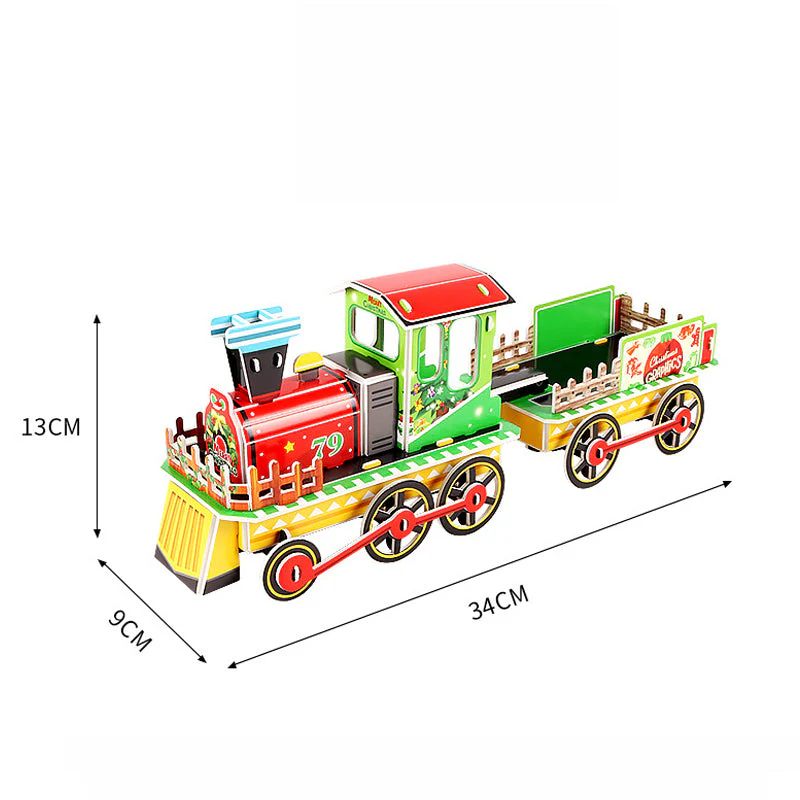📢📢60 % de réduction !!!🎅Kit de puzzle de Noël 3D à assembler soi-même - Image 10