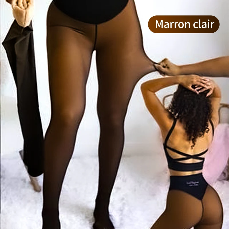 ❄️Soldes exceptionnels -50 % !!⚡Plus de 50 000 exemplaires vendus !❄️Leggings en polaire moulants à couture unique✨✨Restez au chaud. Affichez une silhouette parfaite. 💕 - Image 11