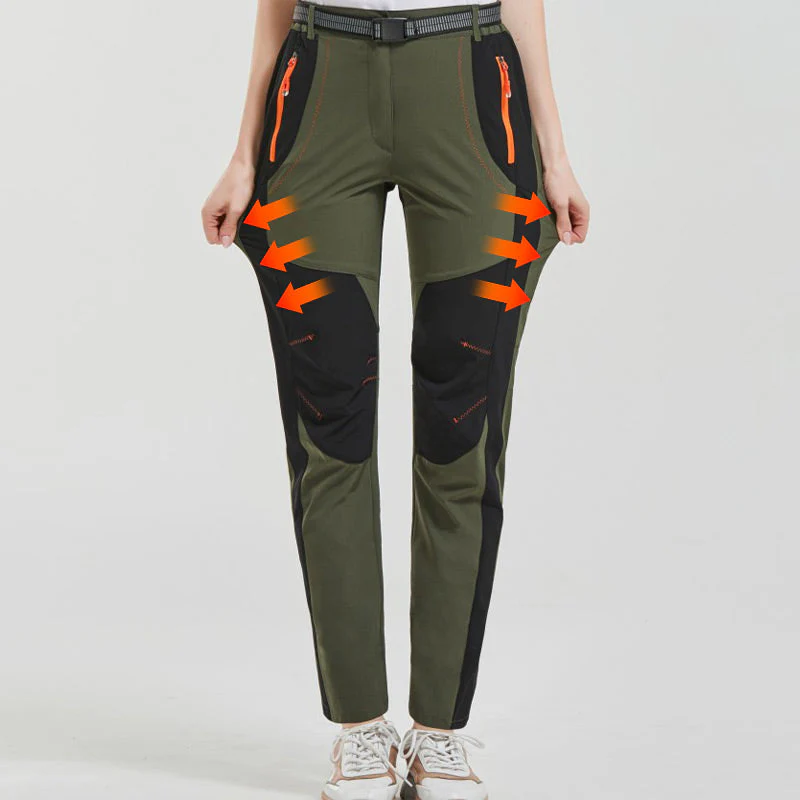 👖 60% DE RÉDUCTION! ✨ Pantalon de Randonnée - Coupe-Vent, Imperméable et Chaud avec Taille Élastique pour Randonnée et Voyages 🏔️🌧️ - Image 2