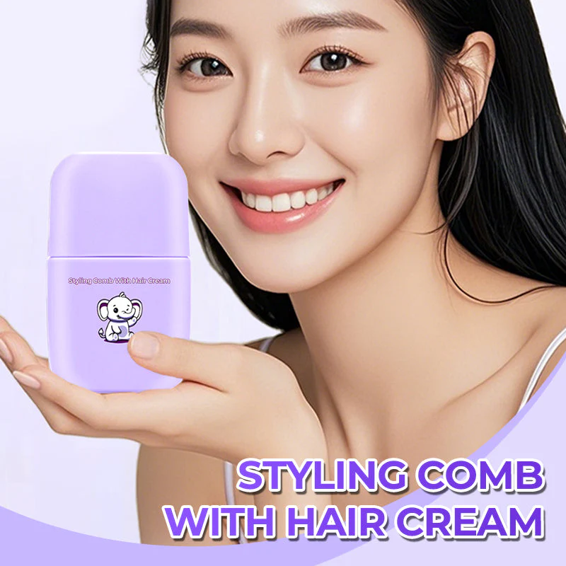📢📢50 % DE RÉDUCTION !! ⏰Peigne coiffant avec crème capillaire🦋Votre routine, en ordre✨