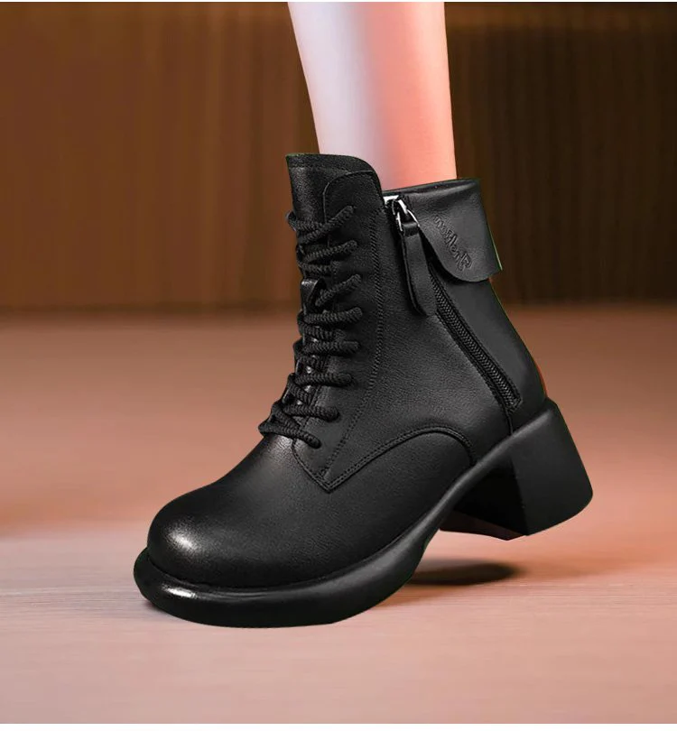 📢📢60 %  DE RÉDUCTION !! ⏰Le meilleur cadeau - Bottes pour femmes au style vintage élégant à la française - Image 9