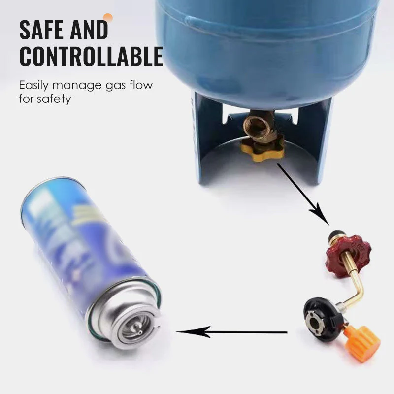 📢📢50 % de réduction !!!⏰Adaptateur pour recharge de cartouche de gaz d'extérieu - Image 3