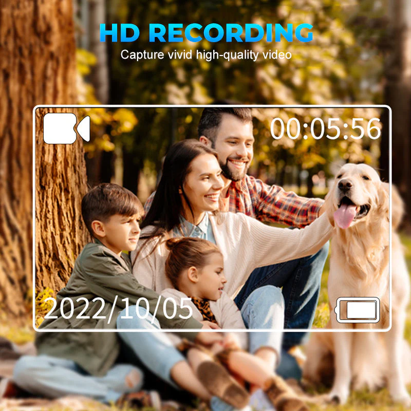 📷 Caméra d’action HD de poche pour l’extérieur📢📢OFFRE SPÉCIALE : Carte mémoire 32 Go GRATUITE !⏰ - Image 6