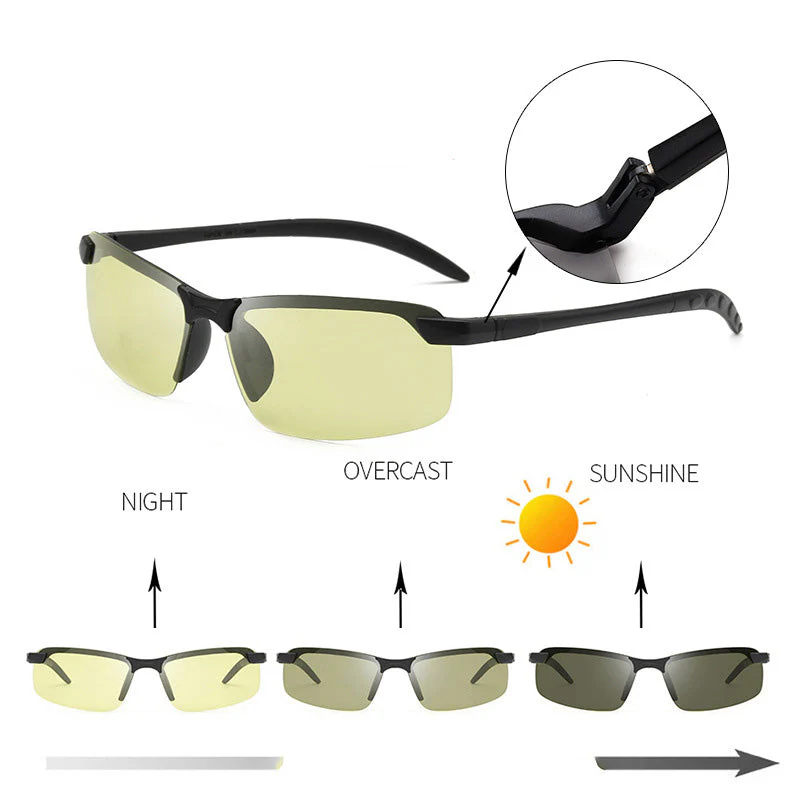 📢📢60 % de réduction !! ⏰Lunettes de soleil d'extérieur pour jour et nuit - Image 9