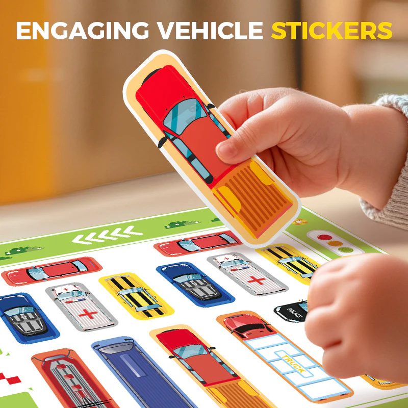 📢📢55% de réduction !!!✨Jeu de voyage Parking Puzzler pour enfants - Image 7