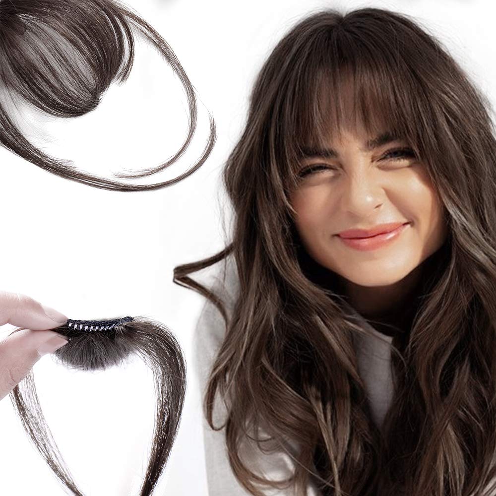 💥💥💖💖 Franges à clipser 100% extensions de cheveux authentiques franges aériennes💖💖💥💥 - Image 18