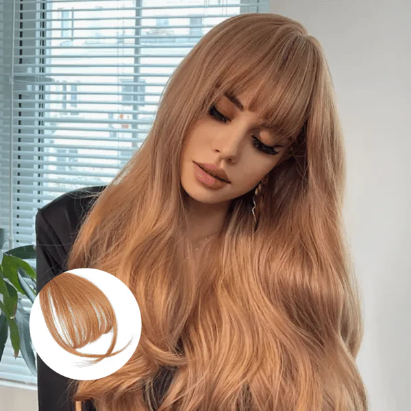 💥💥💖💖 Franges à clipser 100% extensions de cheveux authentiques franges aériennes💖💖💥💥 - Image 6