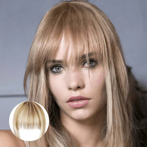 💥💥💖💖 Franges à clipser 100% extensions de cheveux authentiques franges aériennes💖💖💥💥 - Image 7