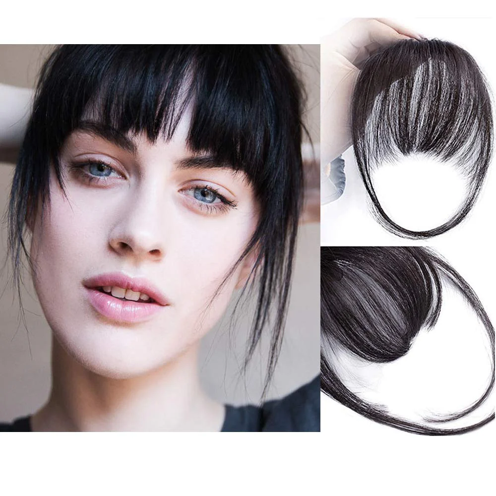 💥💥💖💖 Franges à clipser 100% extensions de cheveux authentiques franges aériennes💖💖💥💥 - Image 9