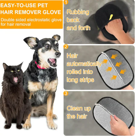 🐱50% de réduction pour une durée limitée🐶✨️Gants antistatiques pour l'épilation des animaux de compagnie✨ - Image 3