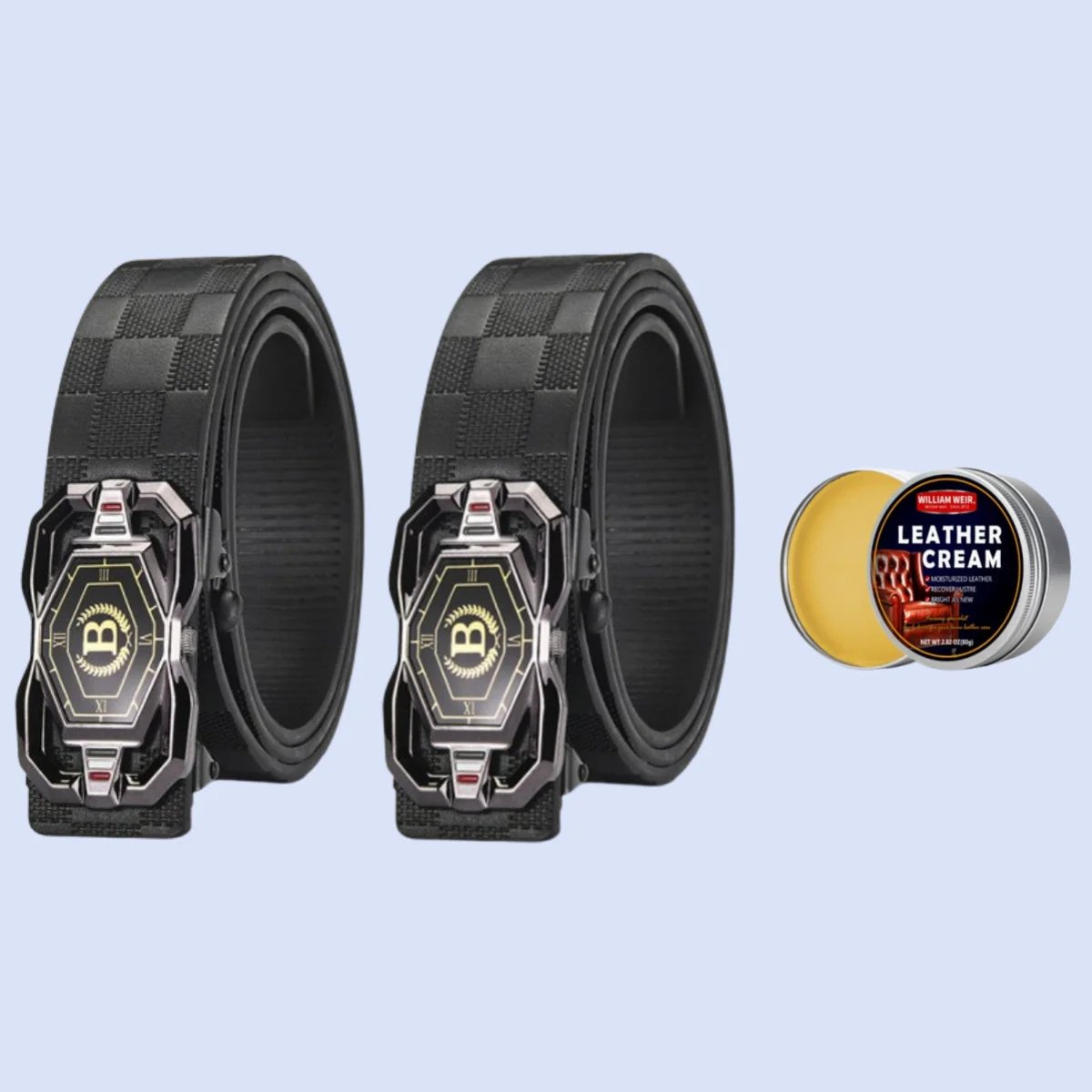 📢📢50 % DE RÉDUCTION !! ⏰🐊Ceinture en cuir pour homme avec motif crocodile raffiné, boucle automatique et fabriquée en cuir de vachette. - Image 22