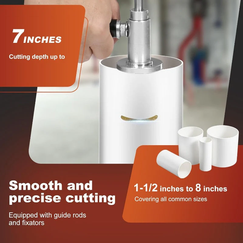 🏆✨Outils d'ouverture de tubes choisis par 98% des travailleurs français✨Coupe-tubes intérieur en PVC avec molette de coupe - Image 2