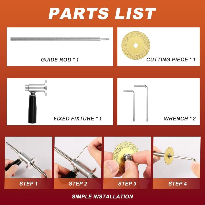 🏆✨Outils d'ouverture de tubes choisis par 98% des travailleurs français✨Coupe-tubes intérieur en PVC avec molette de coupe - Image 4