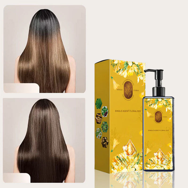🌿 50% de réduction – Colorant Capillaire Végétal Nourrissant : Couverture Uniforme des Cheveux Gris & Formule Douce ! 🌸✨ - Image 5