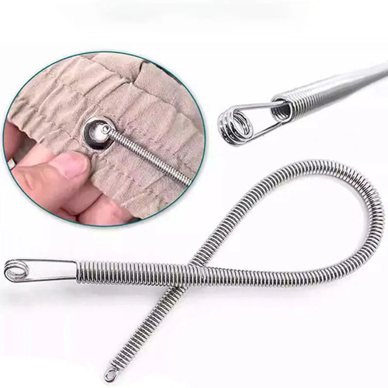 📢📢Achetez 1 obtenez-en 1 gratuit🧵🔧 Outil Multifonctionnel Pliable pour Enfiler les Cordons – Acier Inoxydable, Flexible & Ultra-Pratique | Parfait pour Hoodies, Pantalons & Sacs ⚡ - Image 2