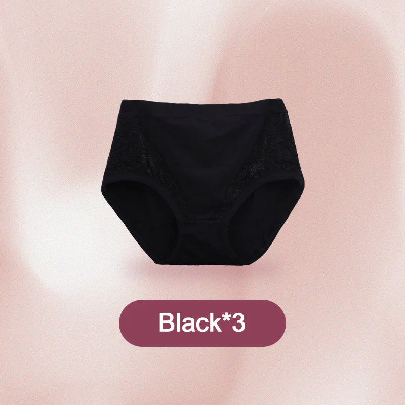 Culottes à Taille Haute Anti-fuite en Coton et Taille Plus - Image 11