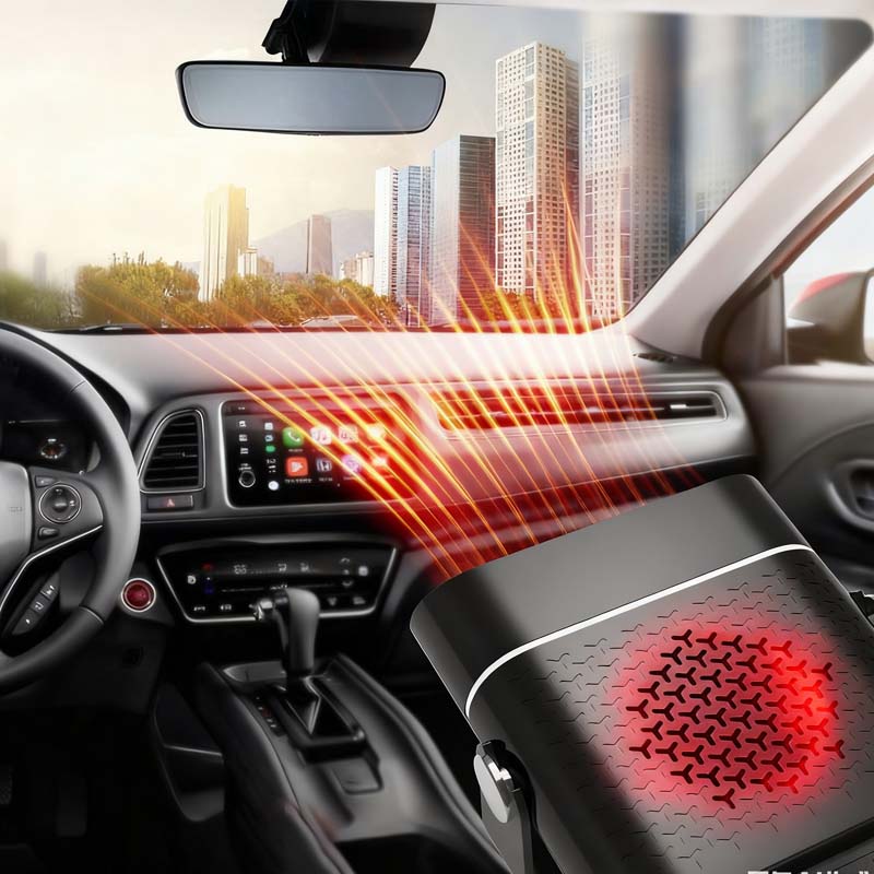 đąđą60% DE RĂDUCTION ! đ Chauffage Ventilateur de Voiture 2-en-1 Portable â Rotation 360°, DĂ©givrage Rapide, Chauffage & Ventilation, Silencieux et LĂ©ger pour Hiver comme ĂtĂ© ! - Image 2