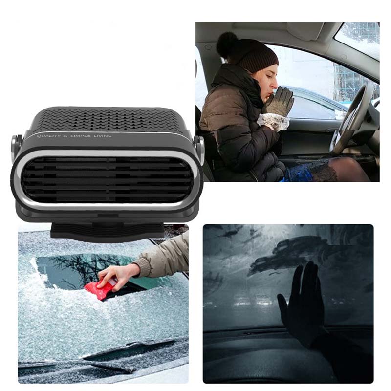 đąđą60% DE RĂDUCTION ! đ Chauffage Ventilateur de Voiture 2-en-1 Portable â Rotation 360°, DĂ©givrage Rapide, Chauffage & Ventilation, Silencieux et LĂ©ger pour Hiver comme ĂtĂ© ! - Image 5
