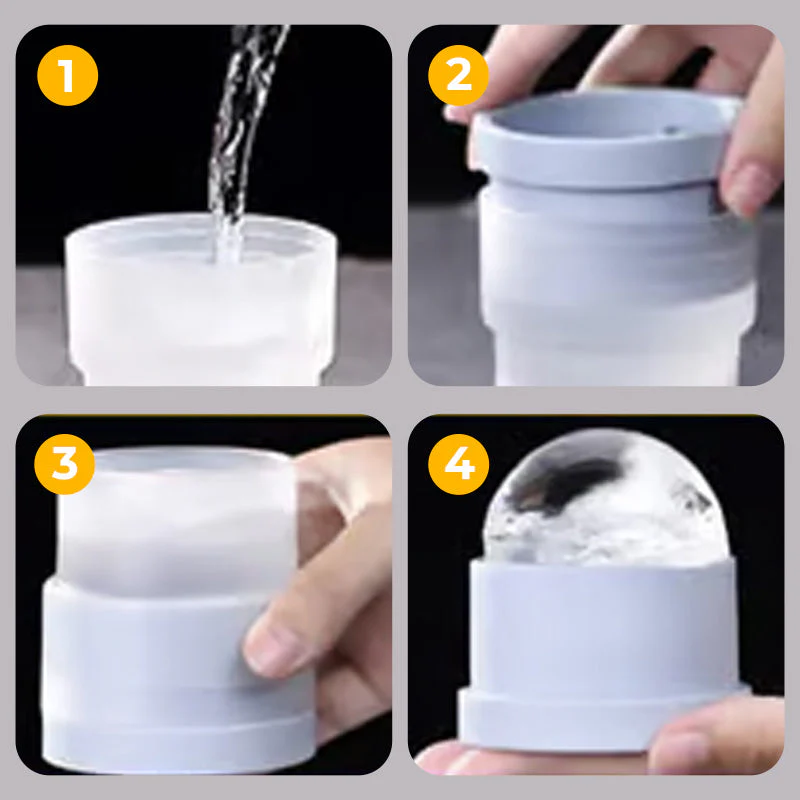 đąâšSoldes d'Ă©tĂ© 50% de rĂ©ductionâïž Machine Ă glaçons portable en silicone âïžđ - Image 6