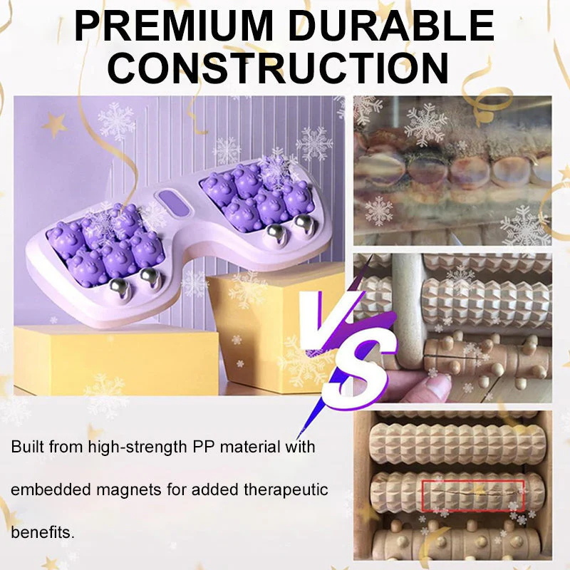 💥🦶✨Promo -50%💆♀️Rouleau de massage portable double – Détente & soulagement immédiat pour vos pieds😌🌿 - Image 4