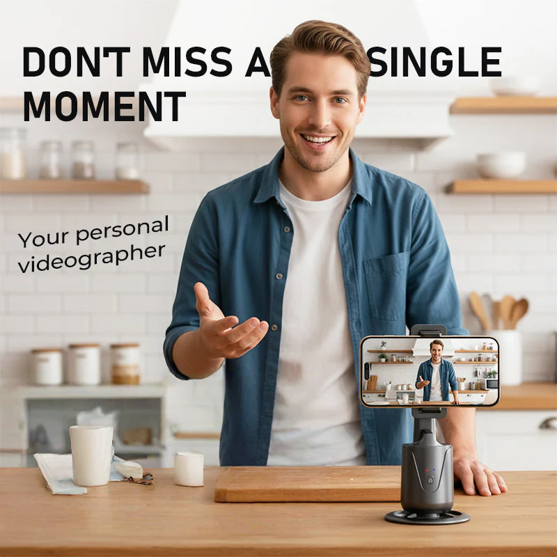 📢📢55% DE RÉDUCTION ! ✨Support portable pour téléphone avec suivi automatique à 360° - Image 5