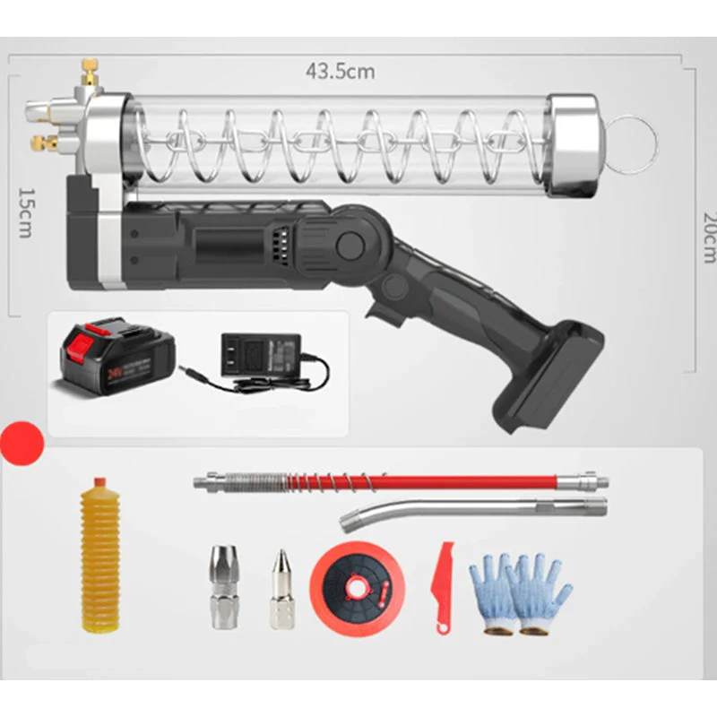 📢📢40 % de réduction !! ⏰Kit de pistolet à graisse automatique portable - Image 9