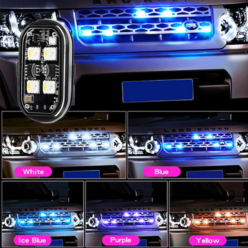 📢📢60 % DE RÉDUCTION !!! ✨Feu d'avertissement LED portable pour voiture avec télécommande - Image 3